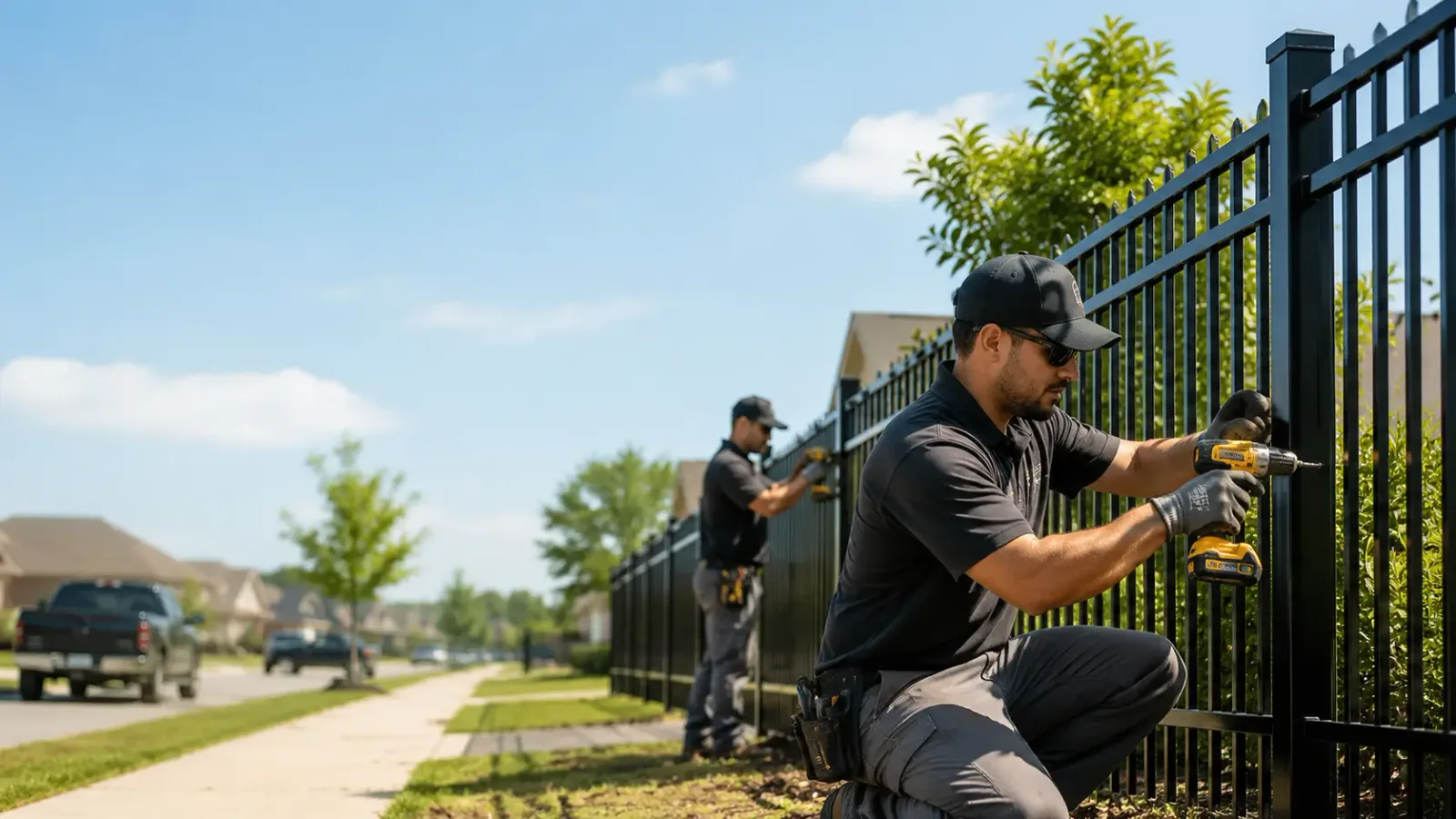 Metal Fence Installation in Foster, VA